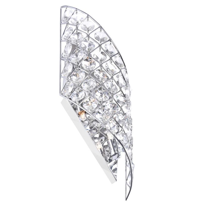 Chique 4 Light Wall Light With Chrome Finish