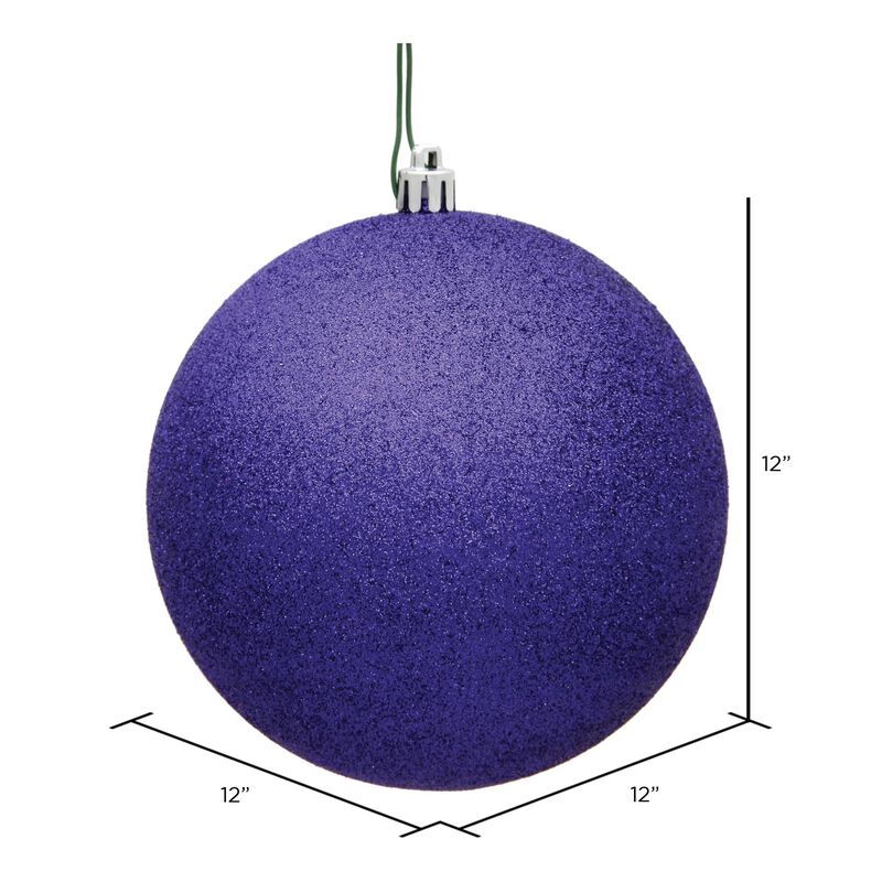 Vickerman Purple Glitter Ball Drilled Cap - image number 1