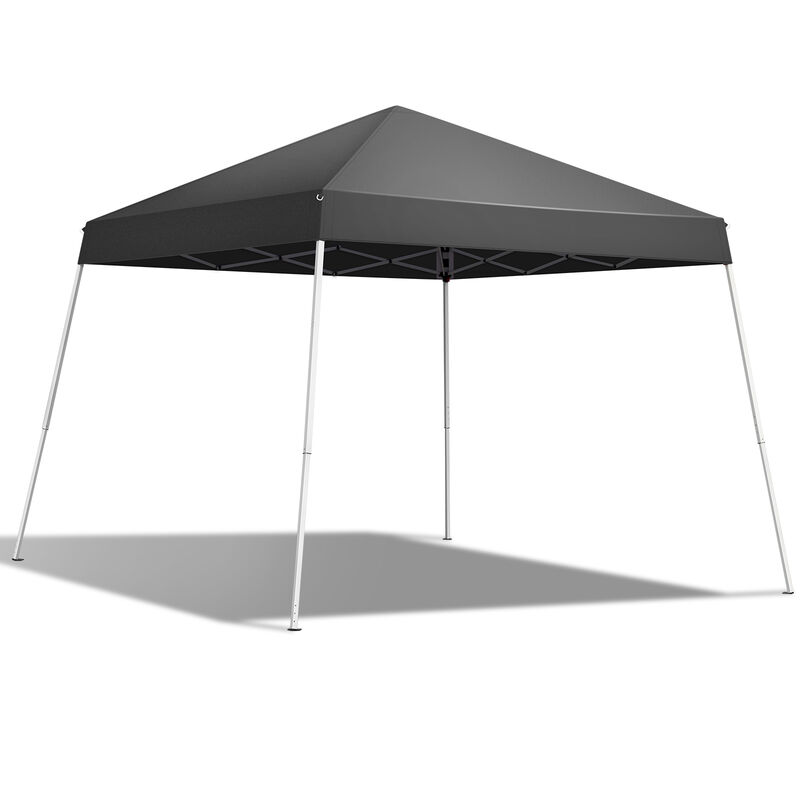 Instant Pop-Up Canopy with Slant Legs, Foldable Outdoor Tent for Patio & Camping