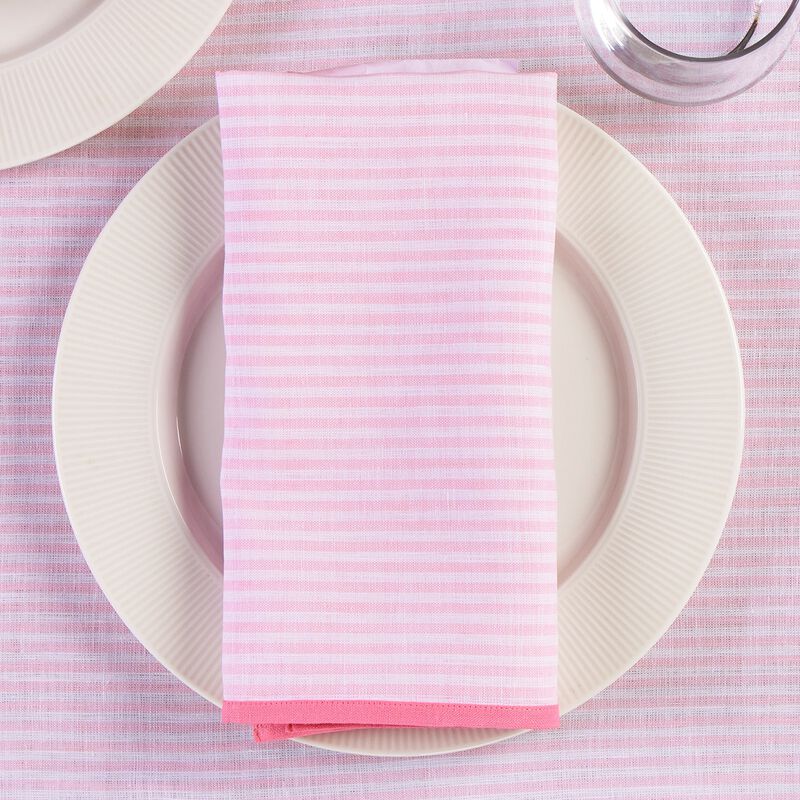 Christmas Linen Dinner Napkins 20 x 20 in Set of 4 - Carmine, Solino Home