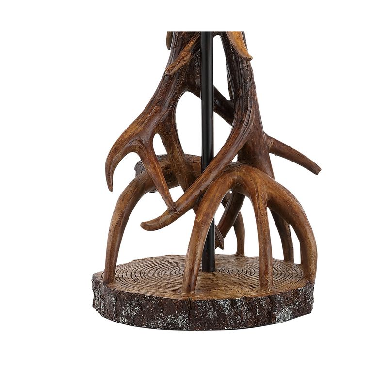 Cabell Farmhouse Rustic Iron LED Table Lamp