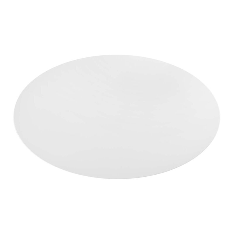 Modway - Lippa 78" Oval Wood Top Dining Table White image number 2