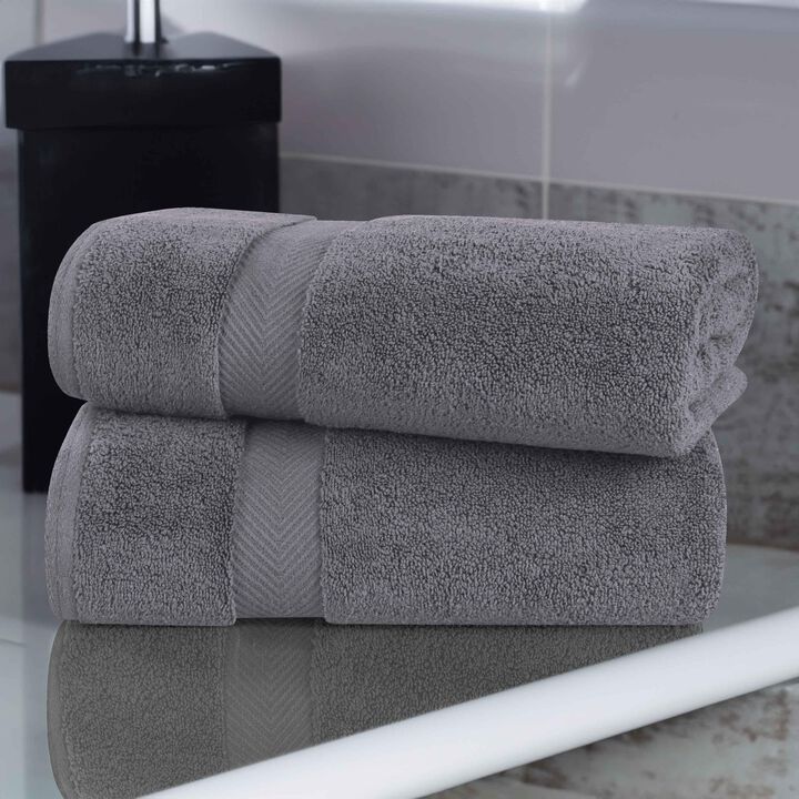 2-Piece Combed Cotton Bath Sheet Set &ndash; Smart-Dry, Plush & Quick-Drying