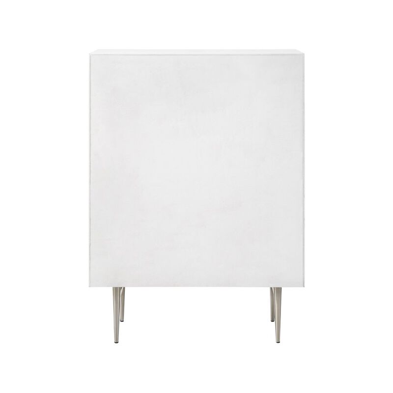 Meridian Furniture Modernist White Gloss Chest