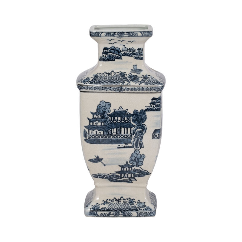 Chinoiserie Ceramic Vase image number 0