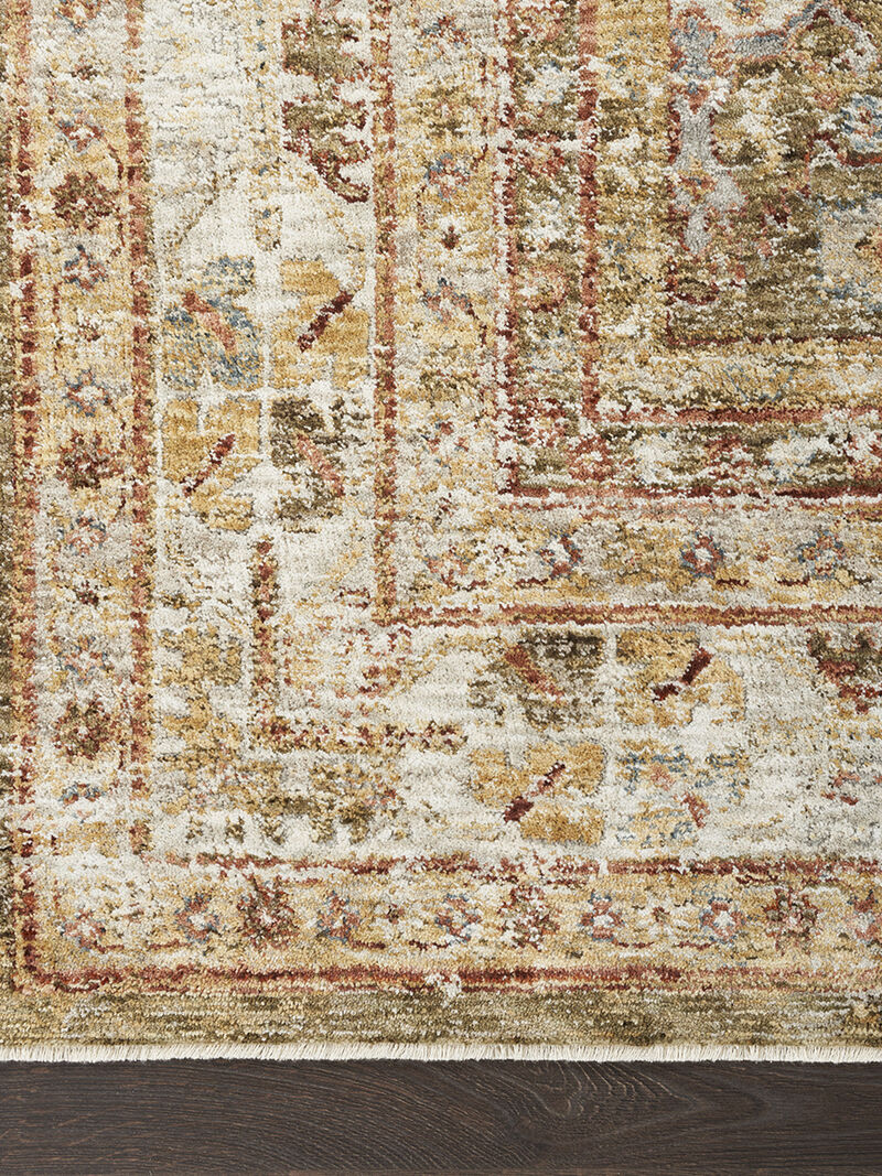 Sahar SHR01 Green 5'3" x 7'8" Rug
