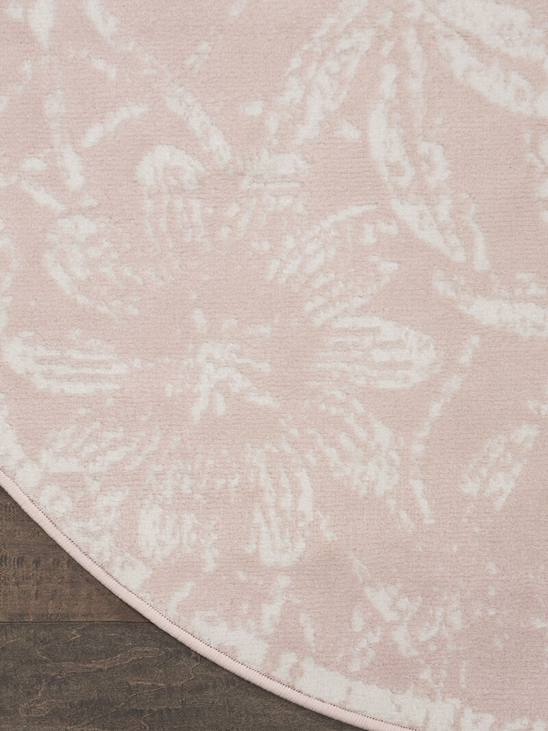 Whimsicle WHS05 Pink 5' x Round Rug image number 2