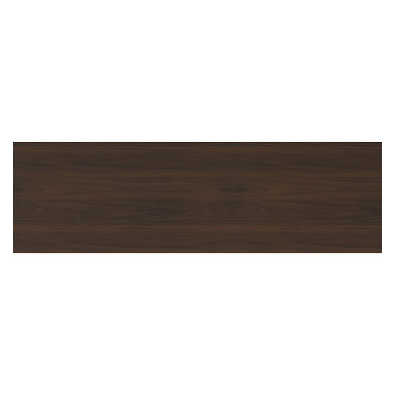 Acadian SOLID WOOD 51 inch Wide Transitional Entryway Storage Cabinet in Brunette Brown image number 6