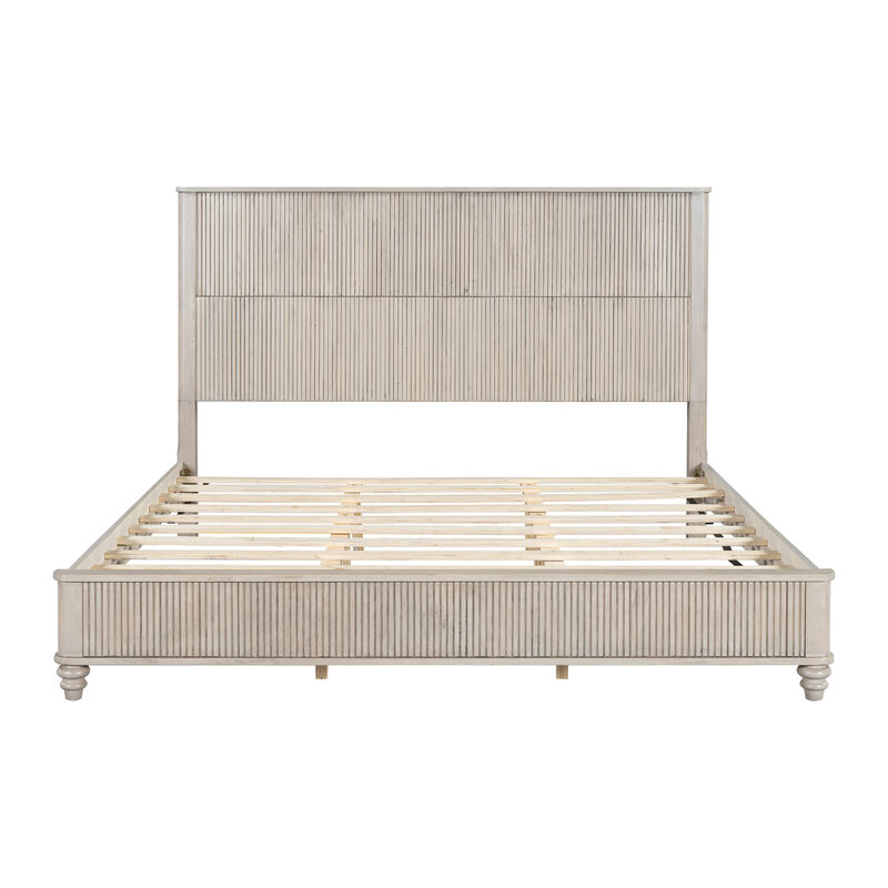 Zafblu King Platform Bed image number 0
