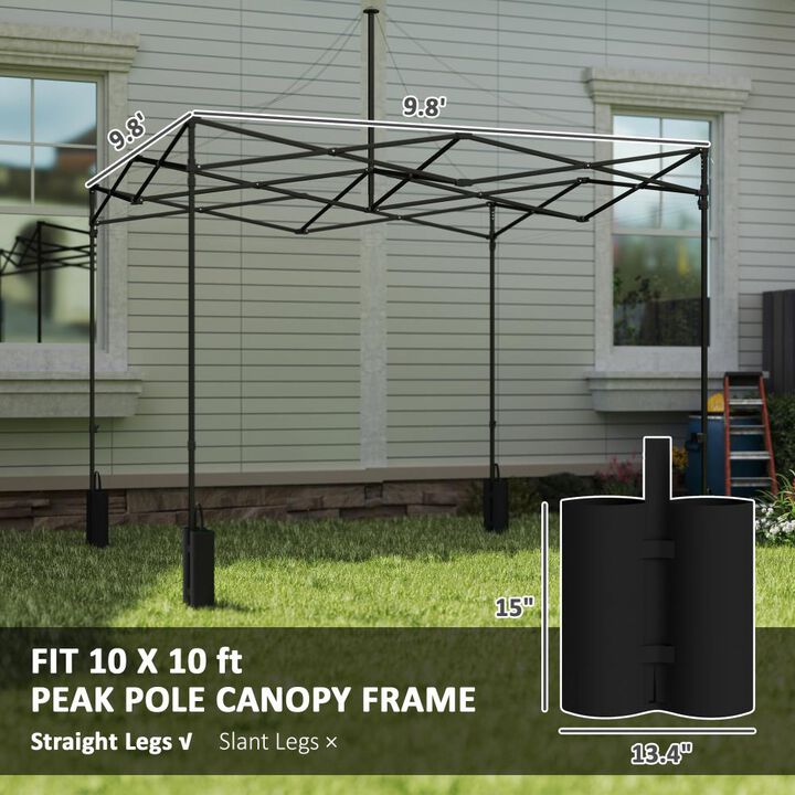 Hivvago Pop Up Tent 10x10 Canopy Top Replacement