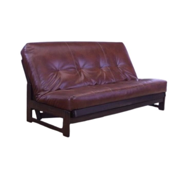 Aspen Frame/Reclaim Mocha Finish/Oregon Trail Saddle Mattress