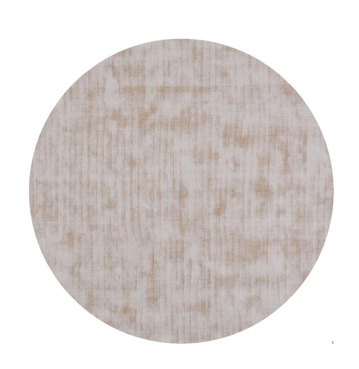 HomeRoots Round Hand Loomed Area Rug