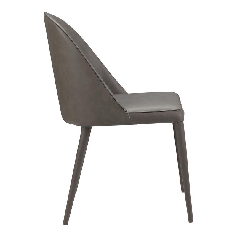 Moe's Home Collection Burton Dining Chair, Grey