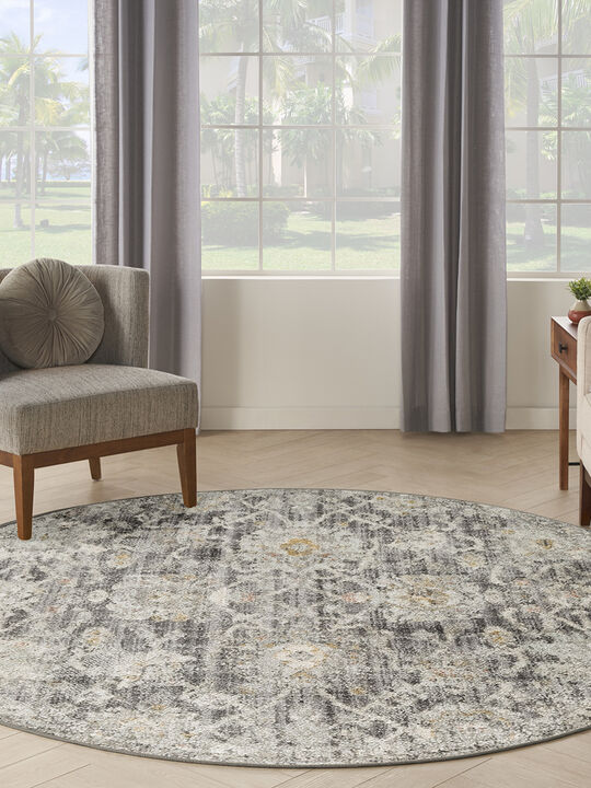 Oushak Home OUS01 Charcoal 8' x 9'10" Rug