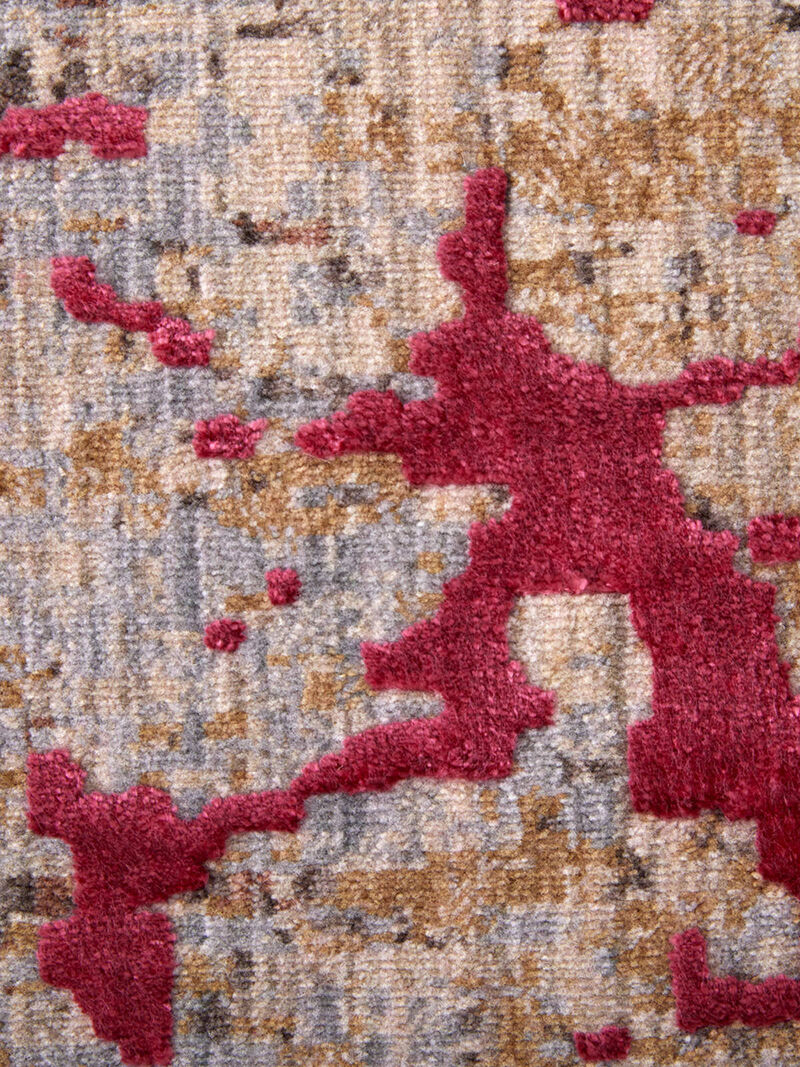 Pryor 39NEF 6'7" x 9'6" Pink/Gray/Taupe Rug