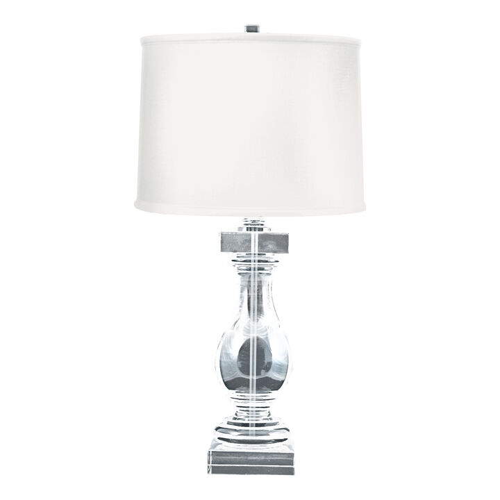 Crystal 28" 1-Light Table Lamp