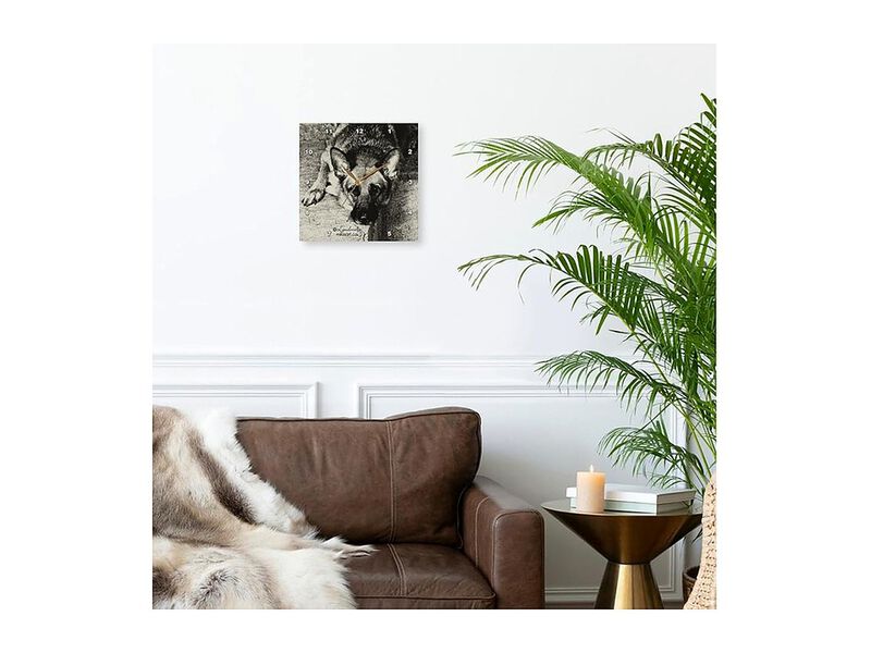 German Shepherd Wall Clock 10 Inch Home Decor image number 2