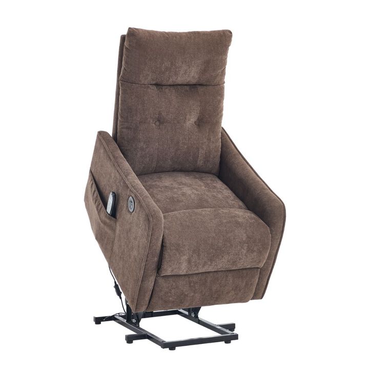 GOODSILO Single Motor Power Lift Recliner Chair with Massage, Heat and USB Charging for Ultimate Comfort and Support