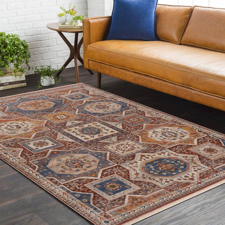 LR Home Holi Durable Performance Area Rug Indoor