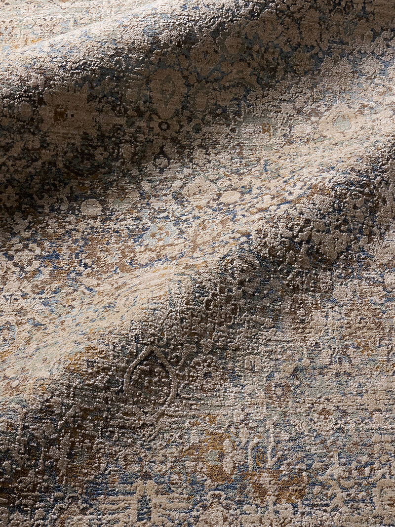 Patterned Silence Kaia Blue 8'6" x 12' Rug image number 6