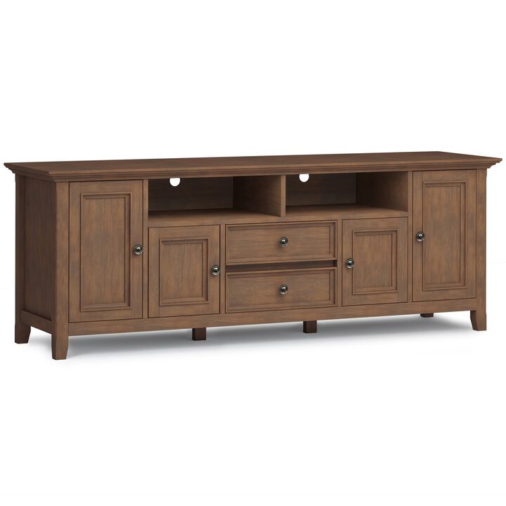 Hiftum Wide Solid Wood TV Stand
