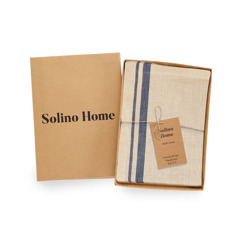 Linen Placemats - French Stripe image number 2