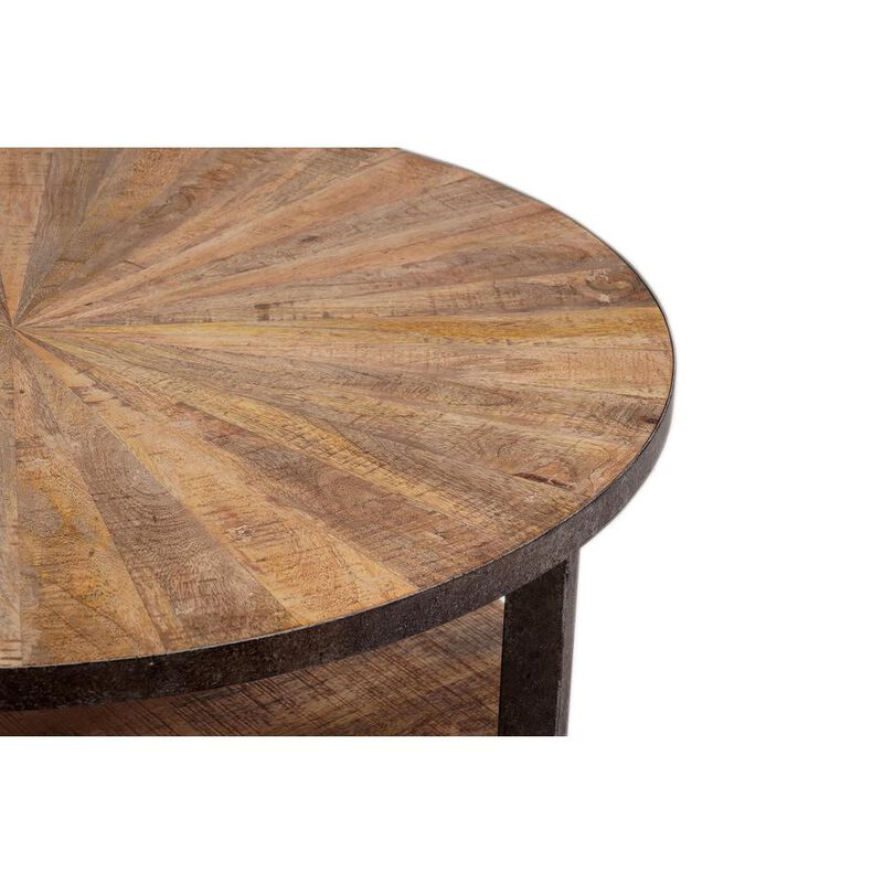 Carolina Living Chelsea Round Coffee Table - Natural