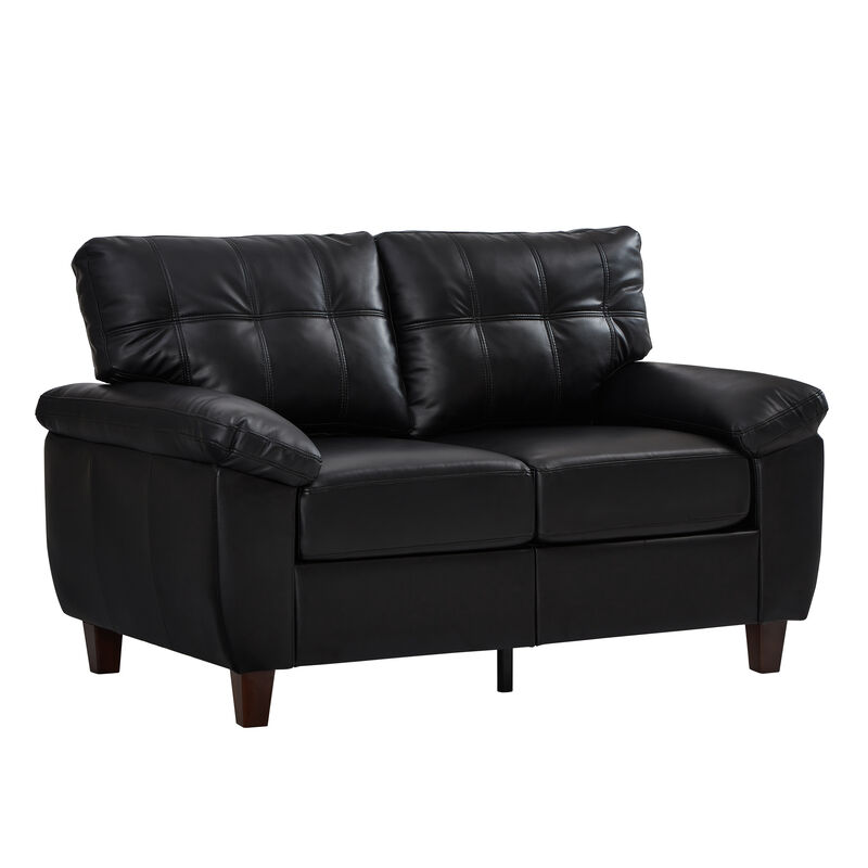 Hufe PU Leather 2 Pieces Sofa image number 4