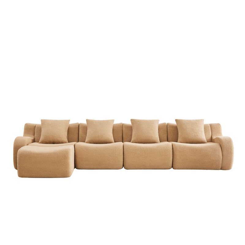 Jimbep L-Shaped 4-Seat Boneless Sectional image number 0