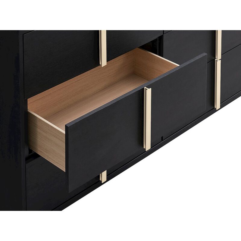 Coaster Co. of America Marceline 6-drawer Dresser with Mirror Black image number 3