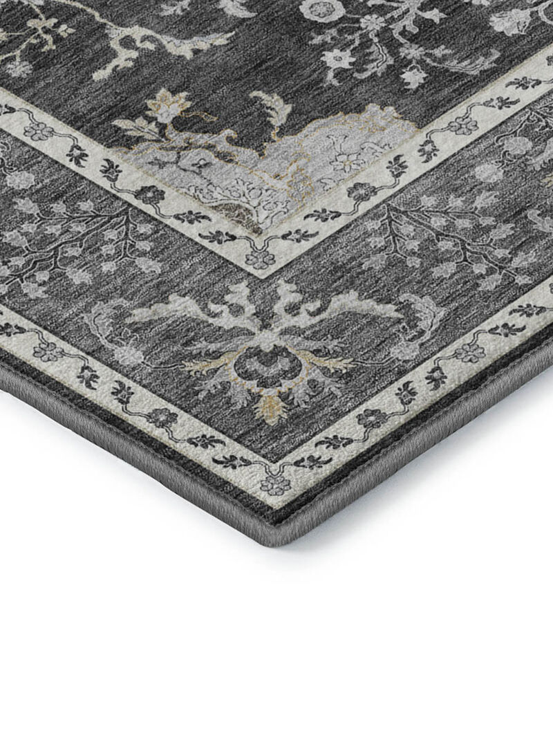 Hatay HY9 Charcoal 3' x 5' Rug