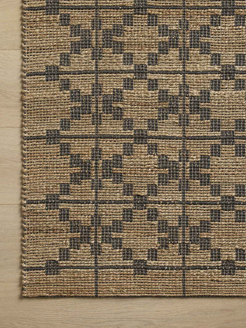 Judy JUD-05 Natural / Graphite 2''6" x 7''6" Rug by Chris Loves Julia