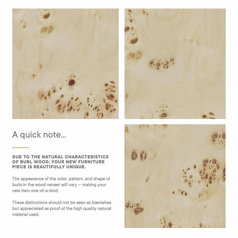 Modway EEI-6140-BUR Elysian 48" Wood Bathroom Vanity Cabinet (Sink Basin Not Included), Burl image number 8