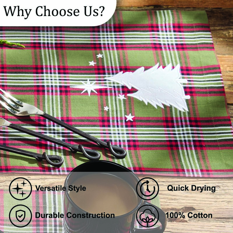 Park Designs Winter's Night Tartan Table Runner image number 4