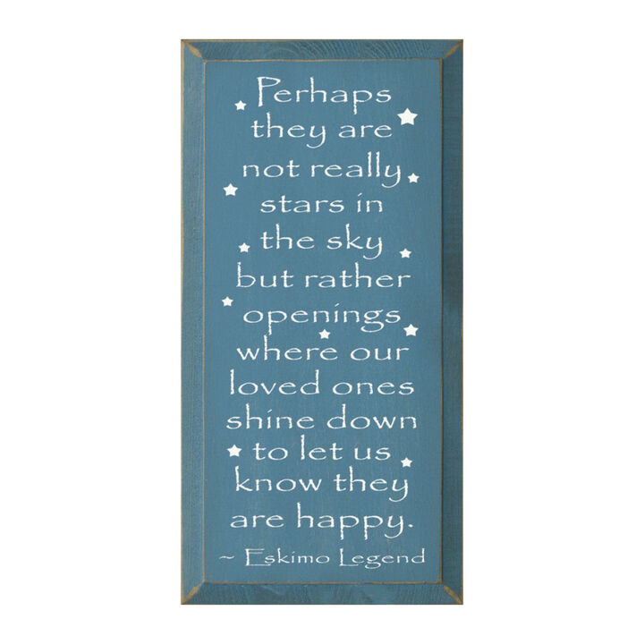 Memorial Wood Sign Loved Ones Shine Down Inspirational Sympathy Wall Decor