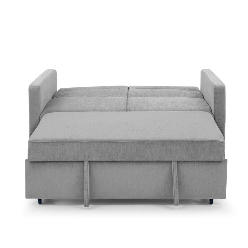 Streamdale Loveseat Sofa Bed with Pull-Out Bed and Adjustable Back