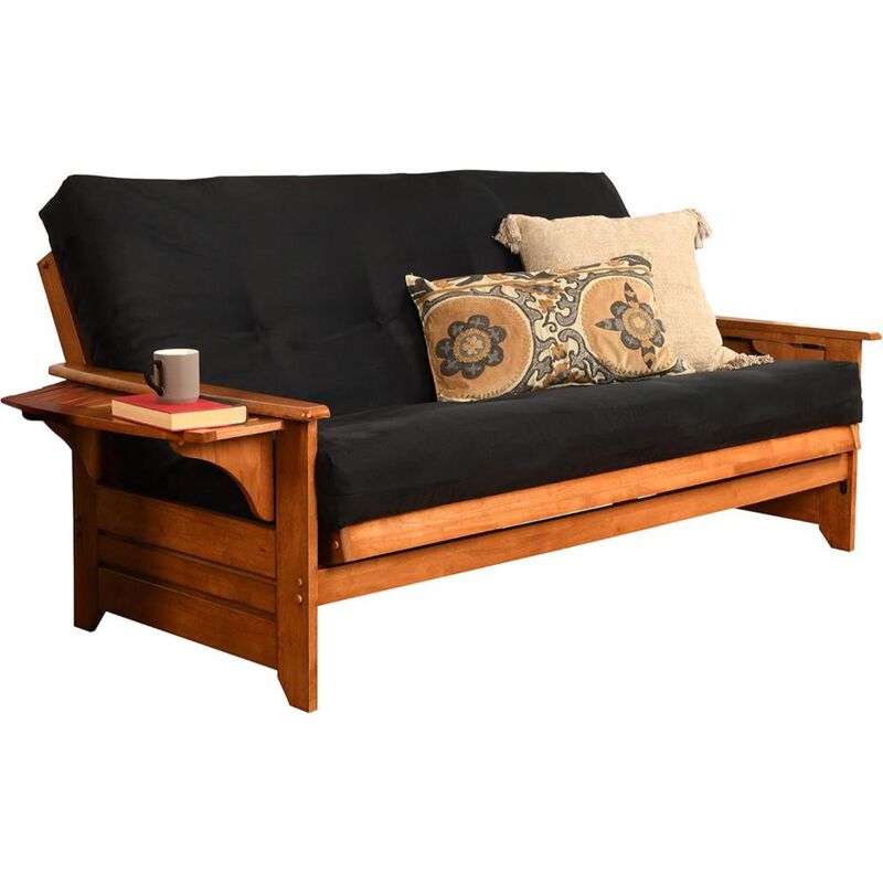 Phoenix Frame-Barbados Finish-Suede Black Mattress