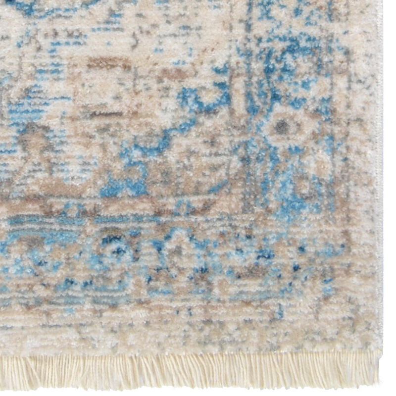 RUGSOTIC CARPETS MACHINE MADE POLYESTER AREA RUGS  - Rectangle Shape, Classic Oriental Traditional  Design, Low Pile Machine Made Area Rugs (M00072) image number 4