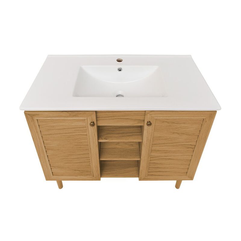 Bron 36" Freestanding Bathroom Vanity with Sink Top image number 8