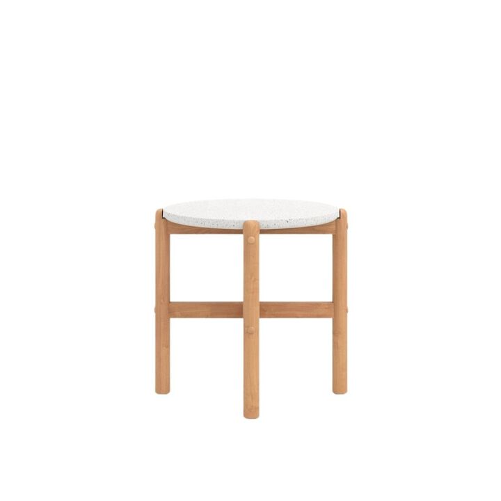 Outdoor Side Table, Small Patio Table for Outside or Porch Use