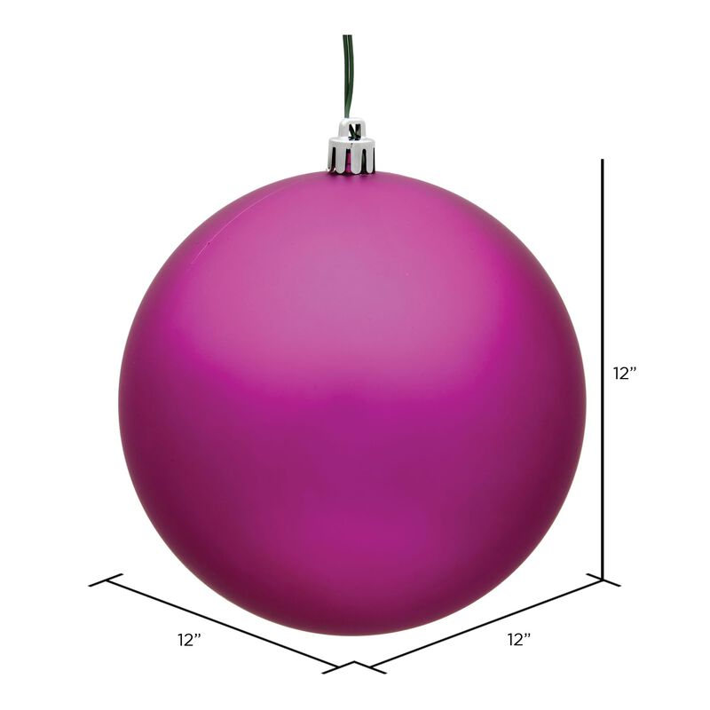 Vickerman Fuchsia Matte Ball UV Drilled Cap - image number 1
