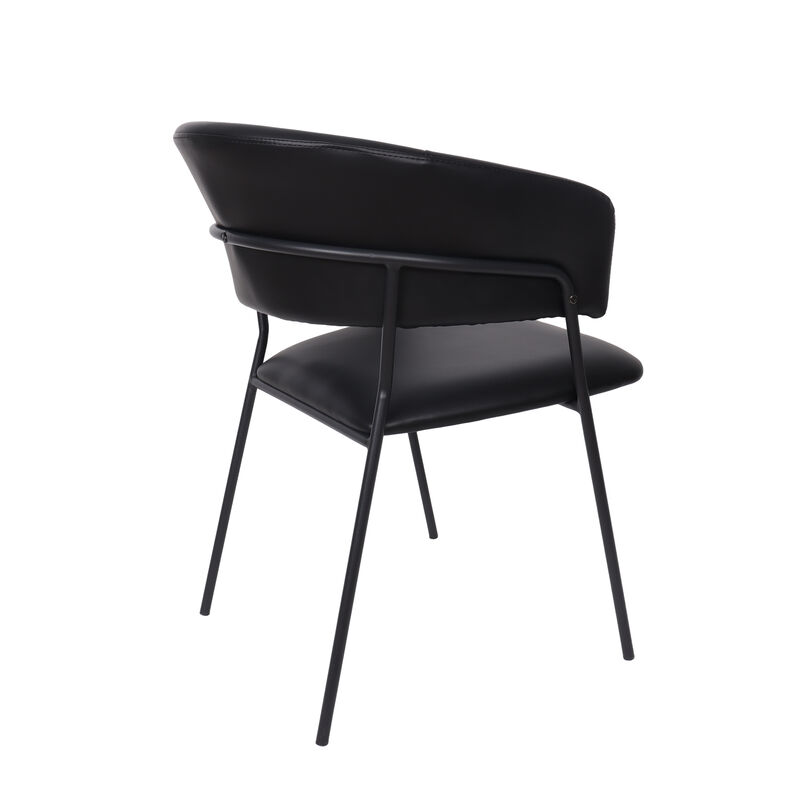 Slate Black Armchair (Set of 2) image number 2