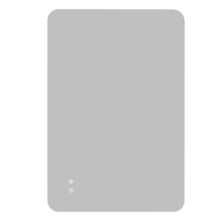 ELEMENT ACE Modern Rectangular Backlit Bathroom Mirror with Anti-Fog Technology and Adjustable Lighting