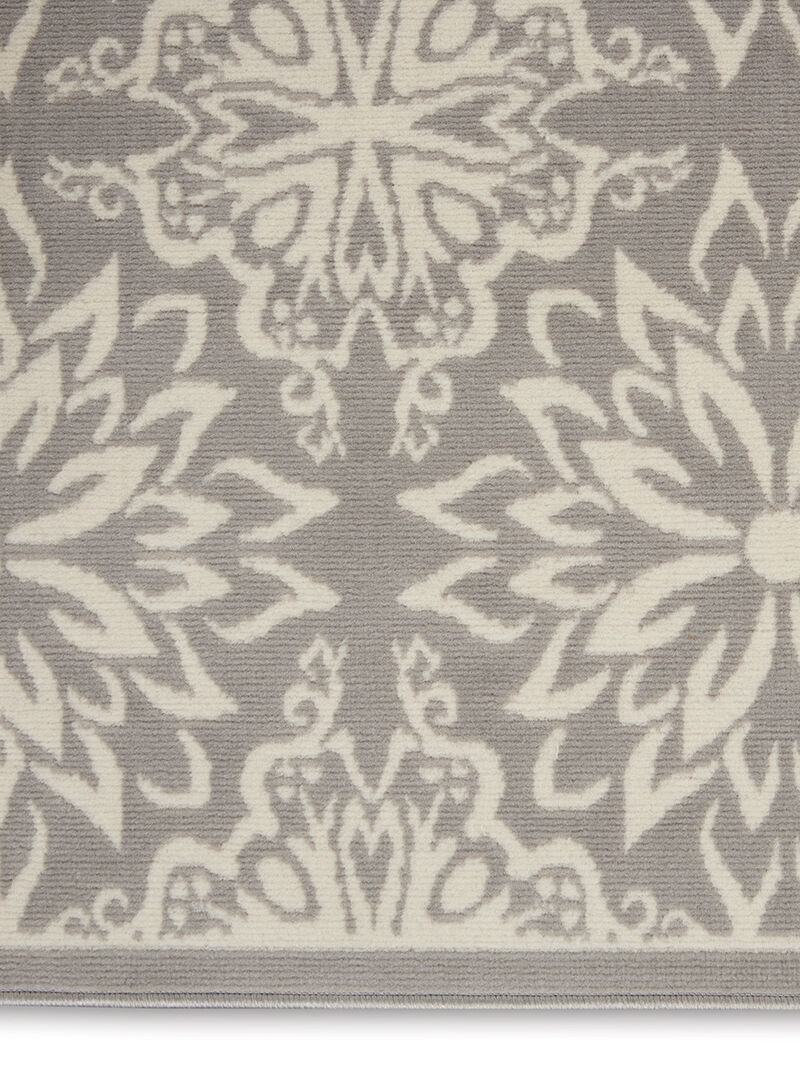 Jubilant JUB06 Ivory/Gray 5'3" x 7'3" Rug