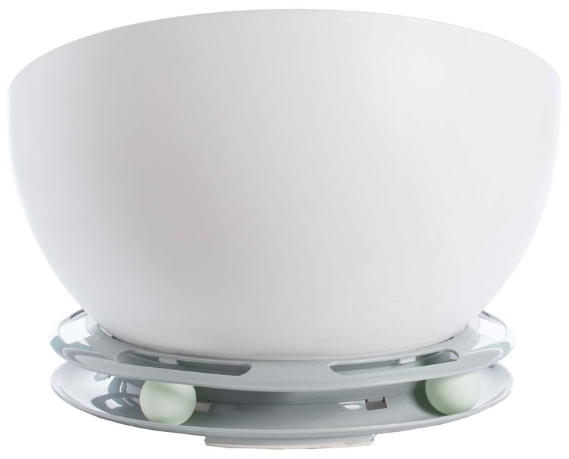 Plastic Bowl Shaped Sleeping Bed House Cat Cave Lounge with Ball Toy