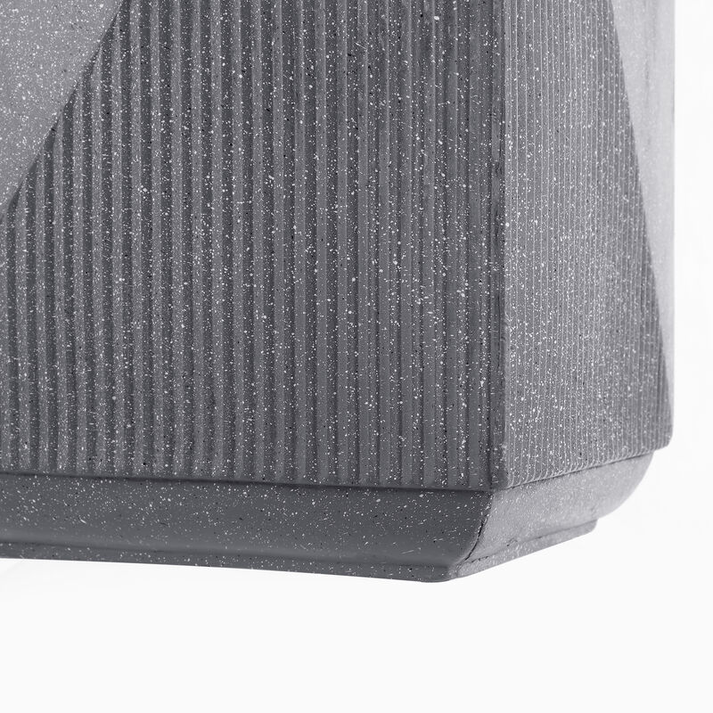 Adrian Contemporary Minimalist Square Indoor/Outdoor Accent Table