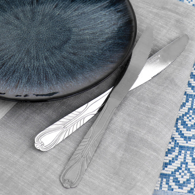 Gibson Everyday Jasper 18 Piece Dinner Knife Set