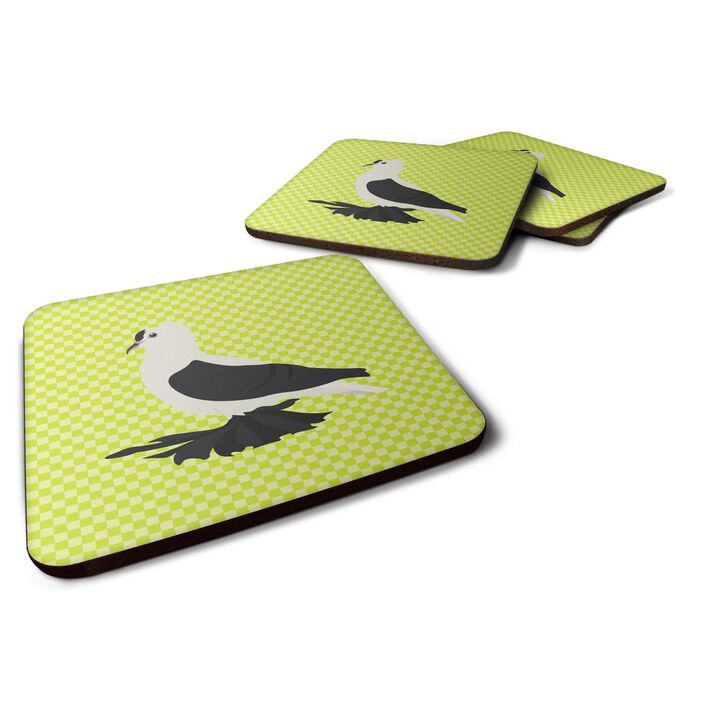 Caroline's Treasures Saxon Fairy Swallow Pigeon Green Decorative coasters, 3.5, Multicolor