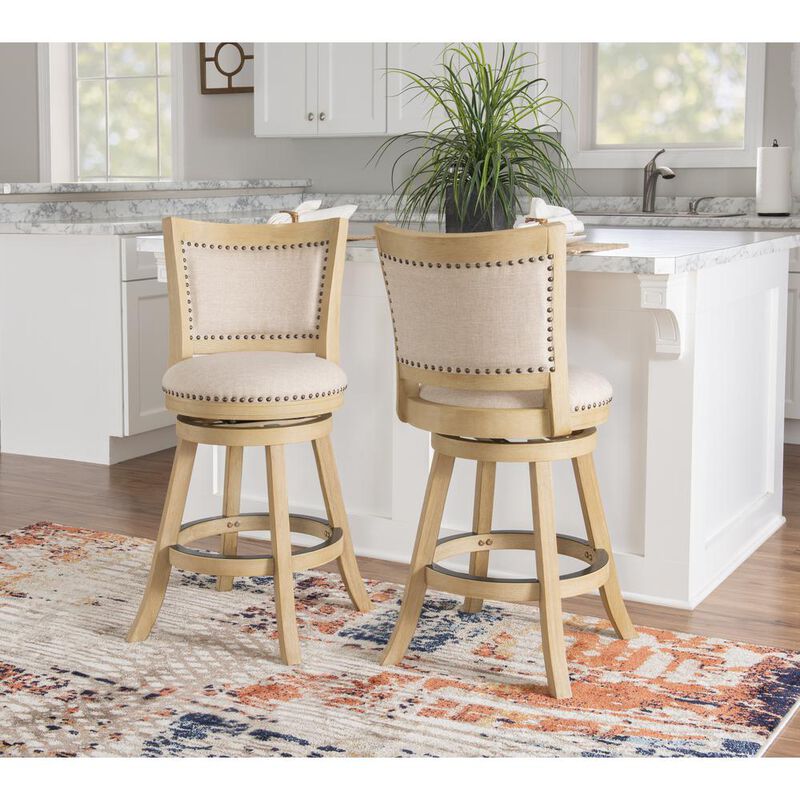 Linon Tift Gray Counter Stool