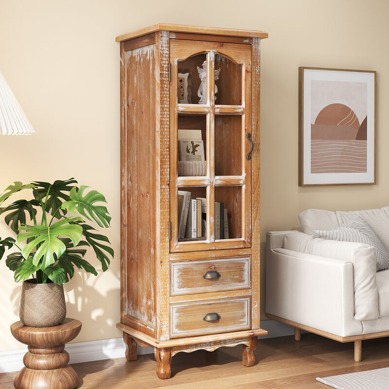 Vomkal Wooden Storage Cabinet image number 2